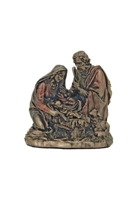 SR-77851 One Piece Nativity in Cold Cast Bronze 2.3x2.5x2"