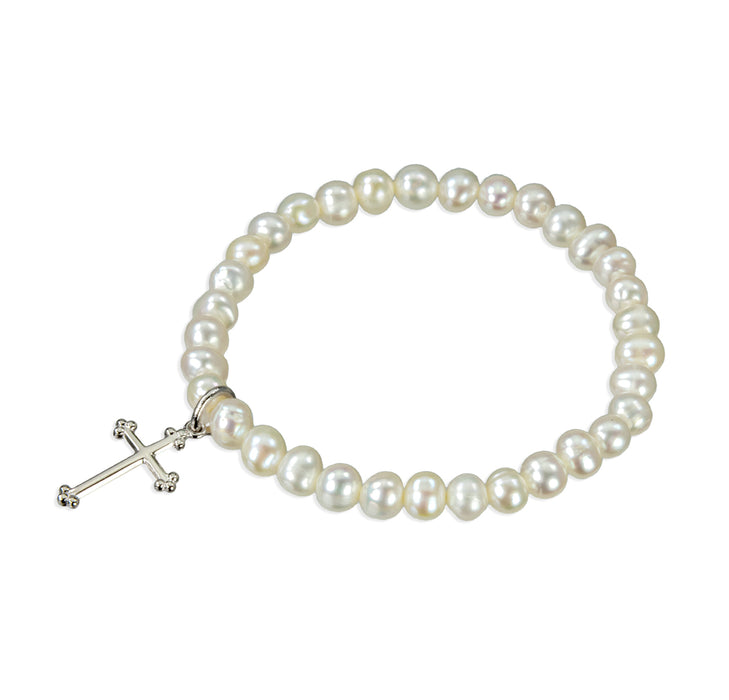 Freshwater Pearl Stretch Bracelet - BP4W1701