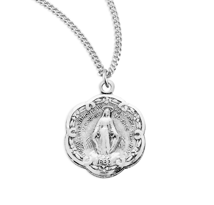 Sterling Silver Miraculous Medal - S110518