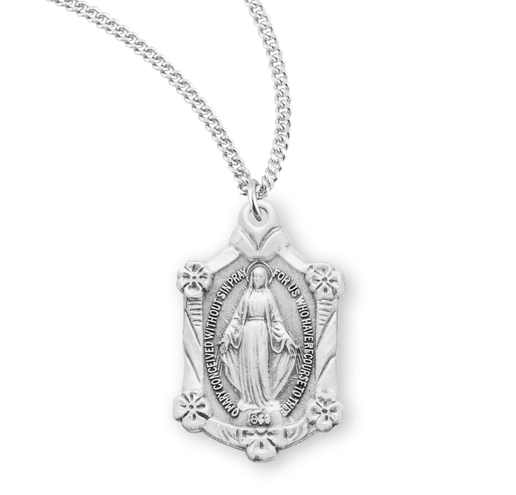 Sterling Silver Miraculous Medal - S113718