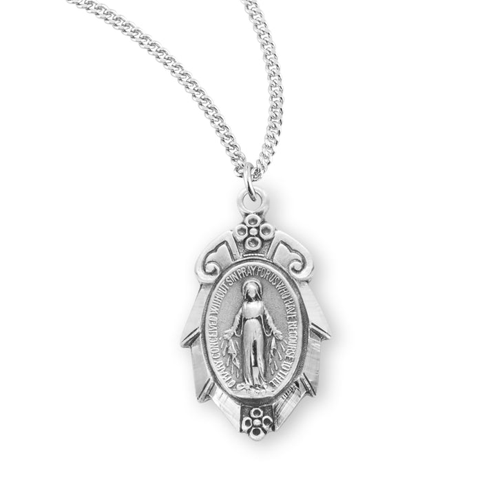 Sterling Silver Miraculous Medal - S114218