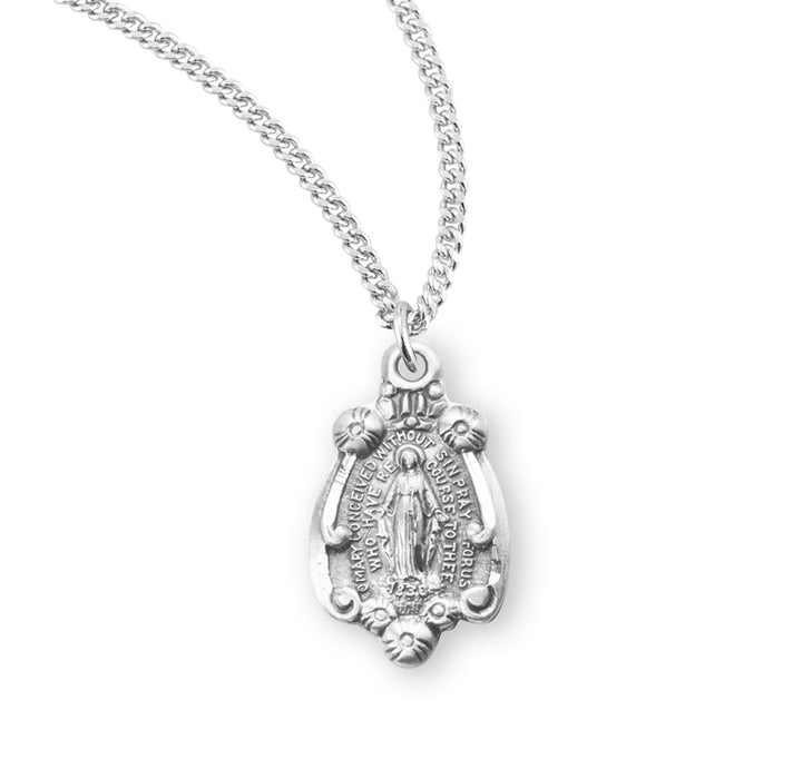 Sterling Silver Miraculous Medal - S115918