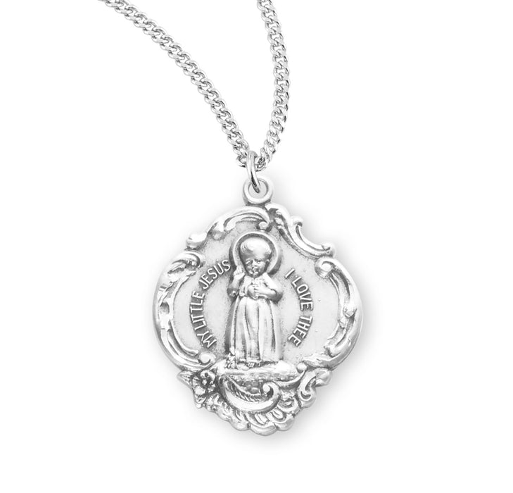 Infant Jesus Sterling Silver Medal - S125118