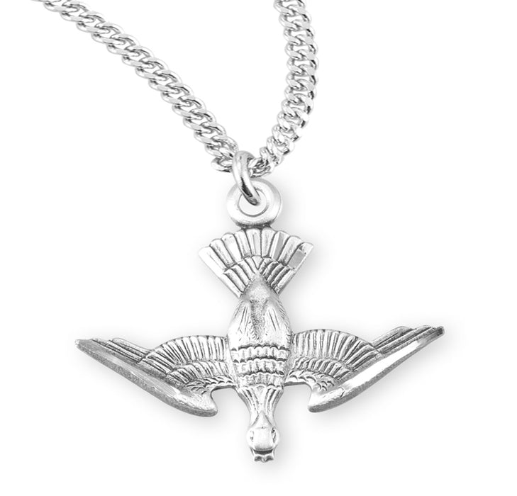 Holy Spirit Sterling Silver Medal - S152320