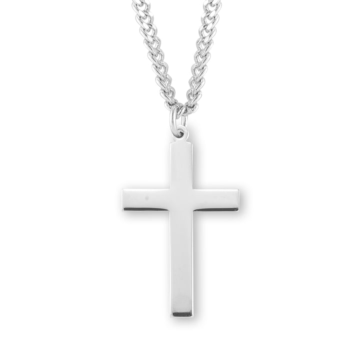 Sterling Silver Plain Cross - S170524