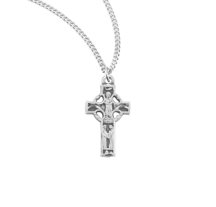 Sterling Silver Irish Celtic cross Pendant - S172018