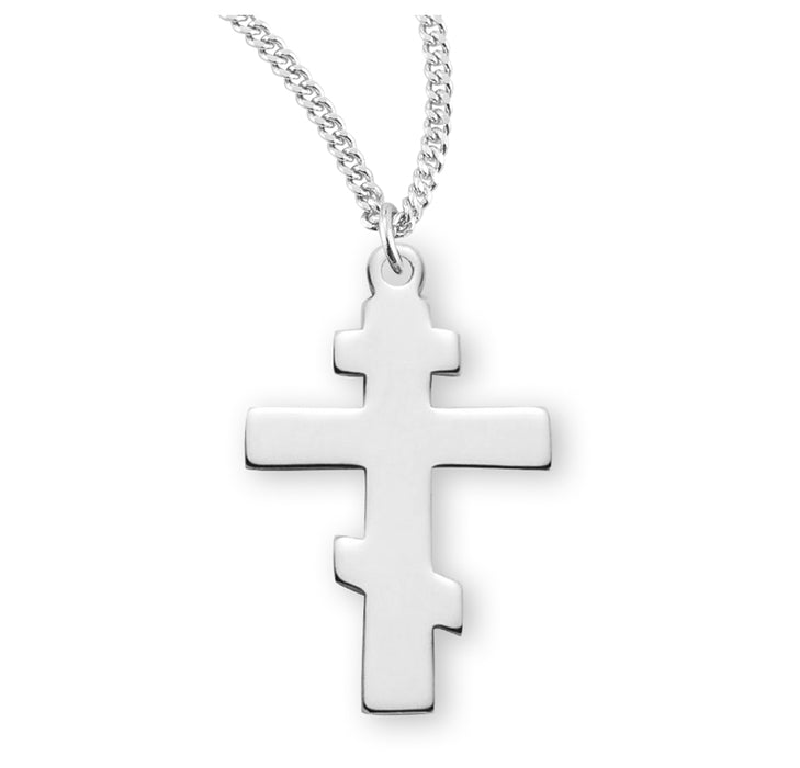 Sterling Silver Byzantine Cross - S178018