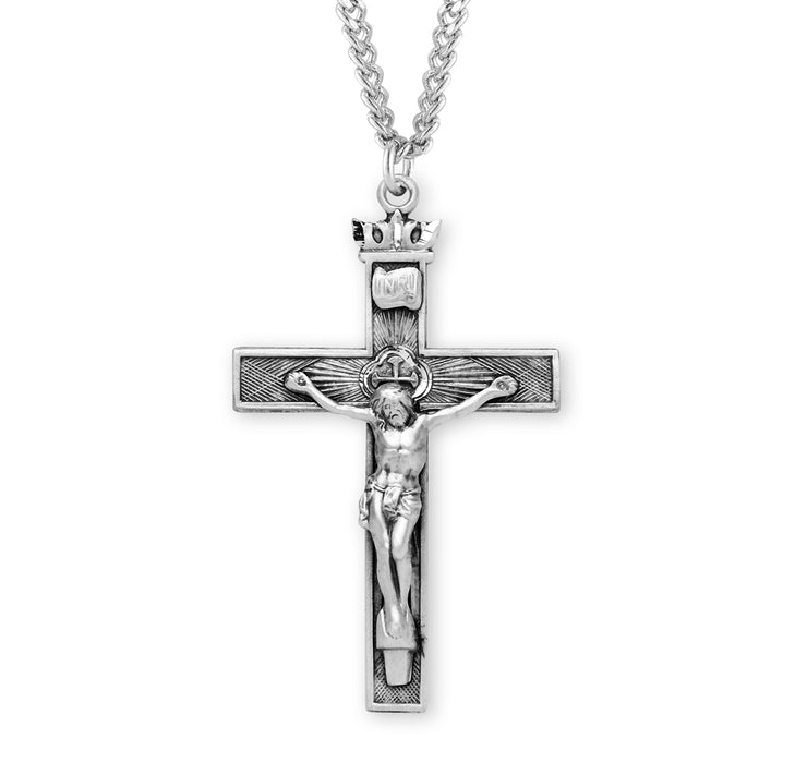 Sterling Silver Crucifix - S18224