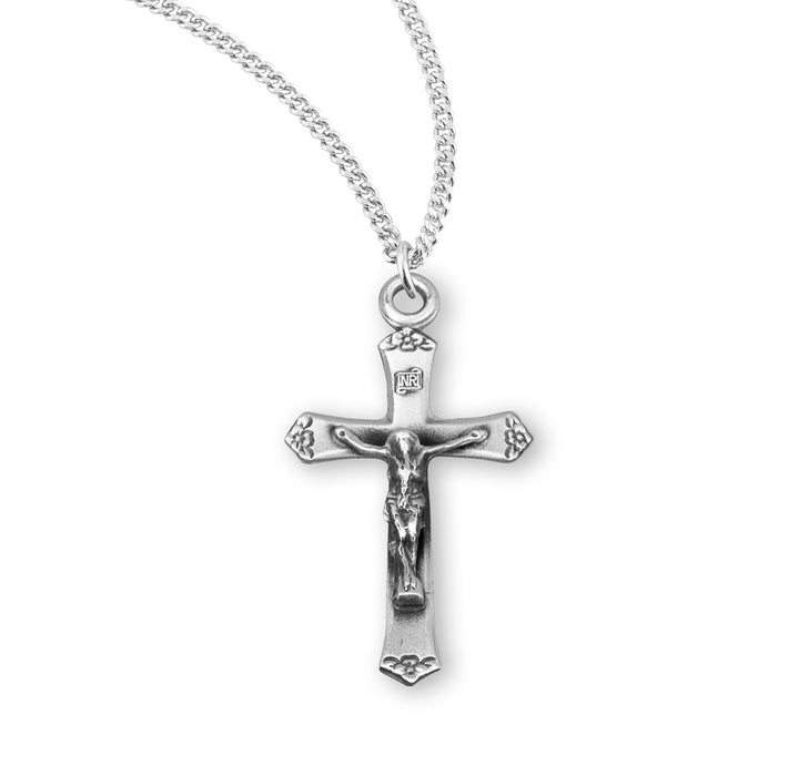 Plain Sterling Silver Crucifix - S185018