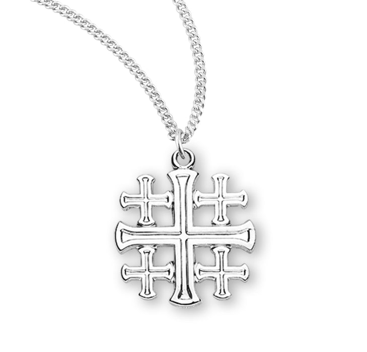 Sterling Silver Jerusalem Cross - S193118