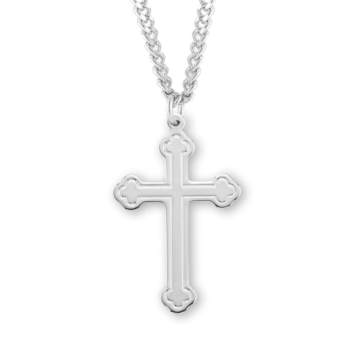 Sterling Silver Fancy Cross - S195224