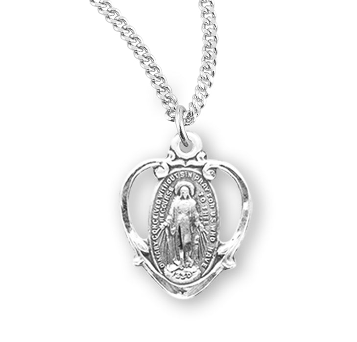 Sterling Silver Miraculous Medal - S210718