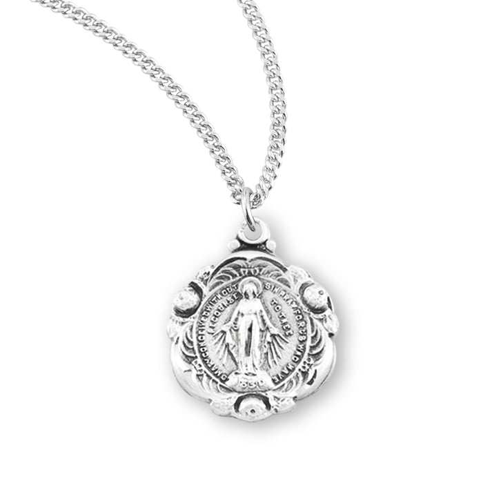 Sterling Silver Miraculous Medal - S210818