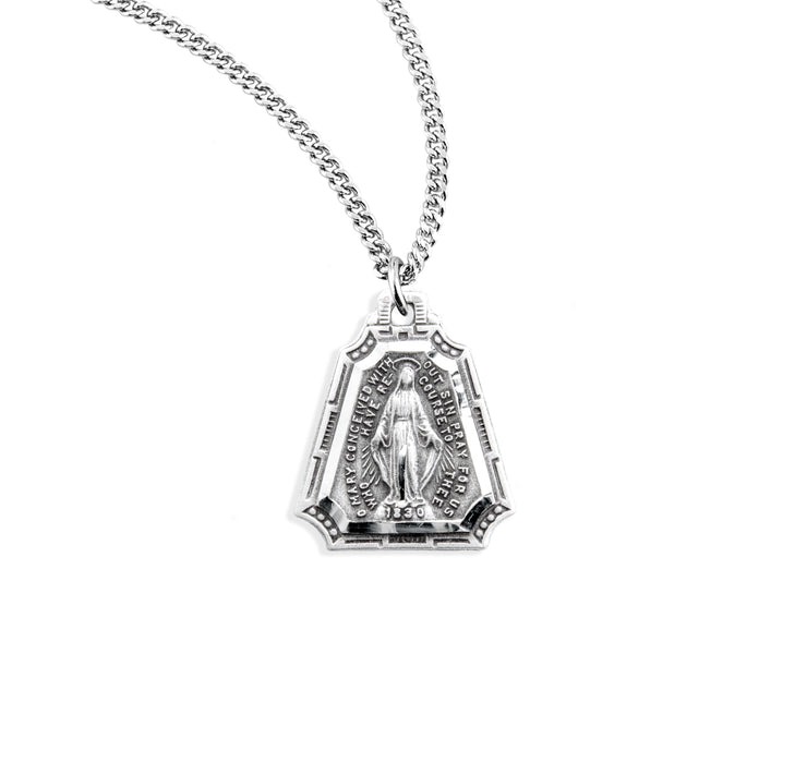 Sterling Silver Miraculous Medal - S215018