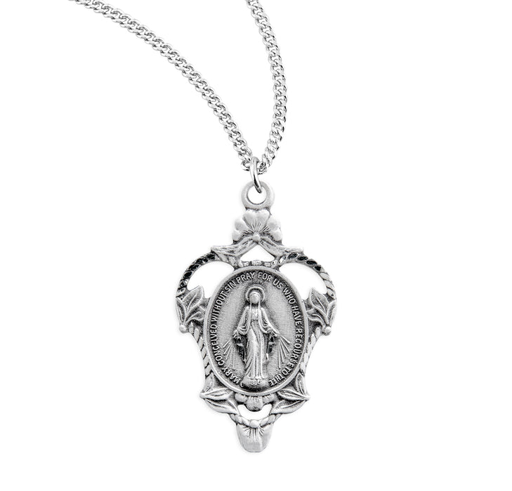 Sterling Silver Medal Miraculous Medal - S215818