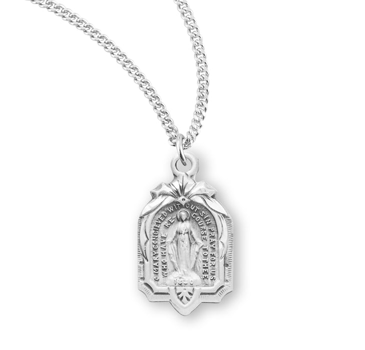 Sterling Silver Miraculous Medal - S310818