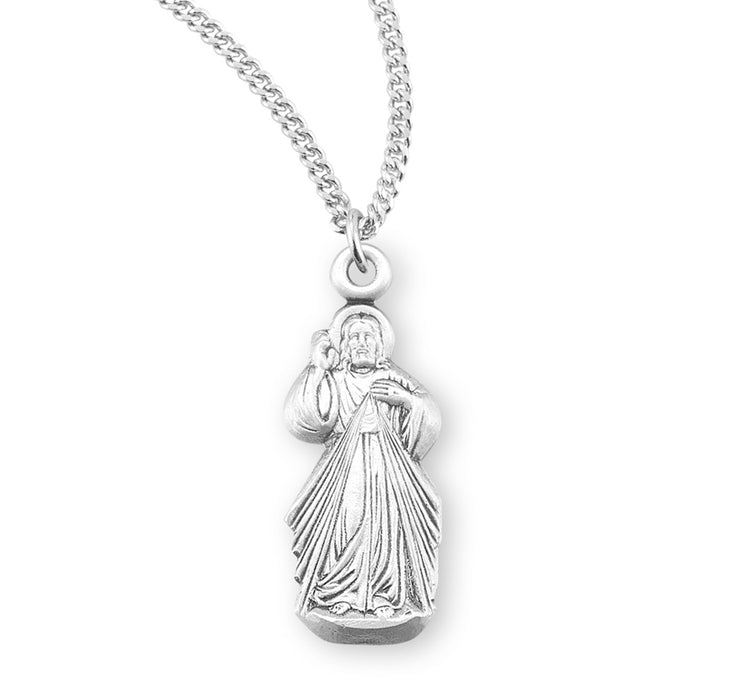 Divine Mercy Sterling Silver Pendant - S353918