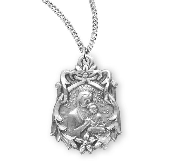 Our Lady of Perpetual Help Sterling Silver Medal - S357818