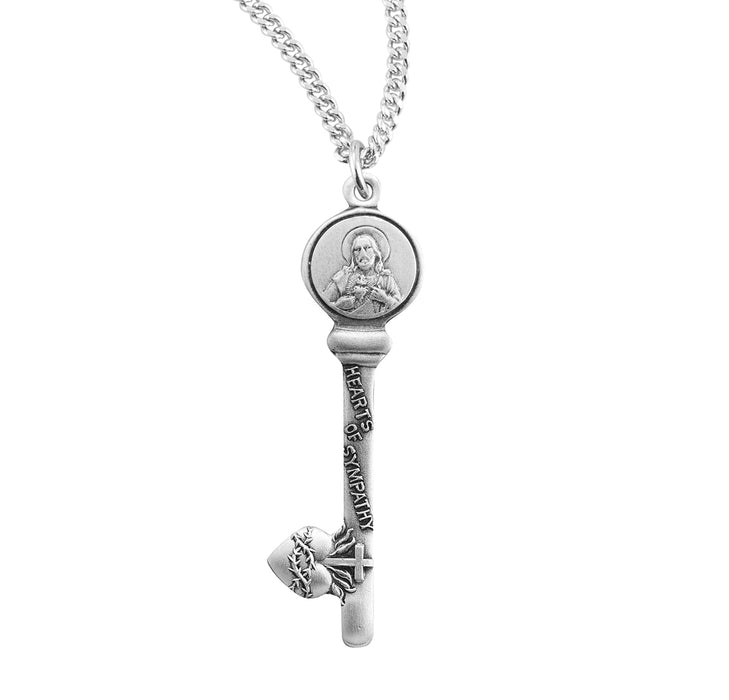 Hearts of Sympathy Sterling Silver Key - S362118