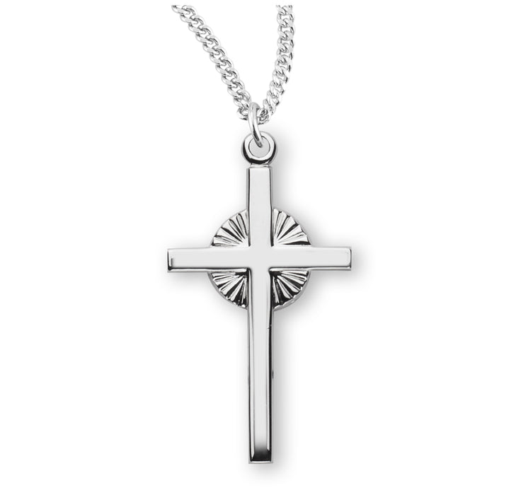 Sterling Silver Fancy Cross - S372218