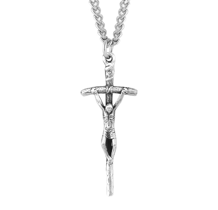 Sterling Silver Papal Crucifix - S385824