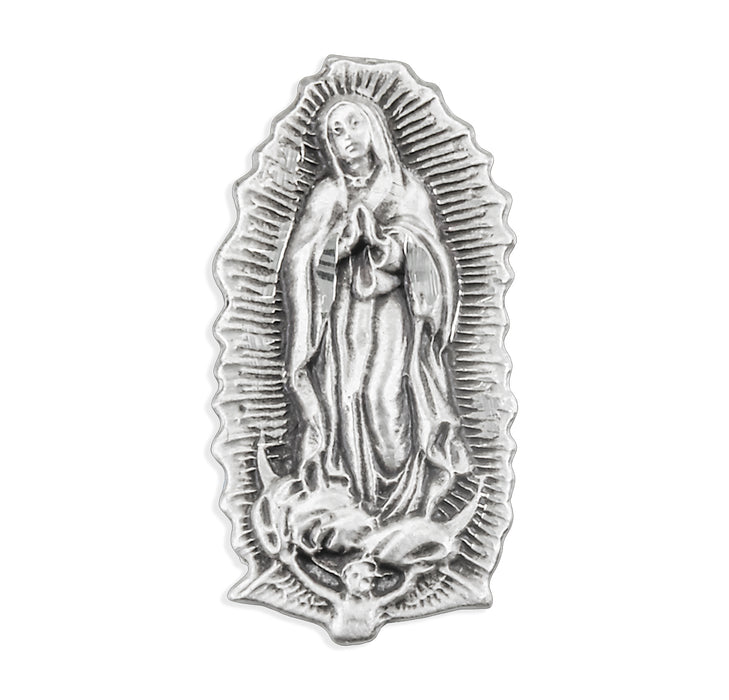 Our Lady of Guadalupe Sterling Silver Lapel Pin - SLP3581